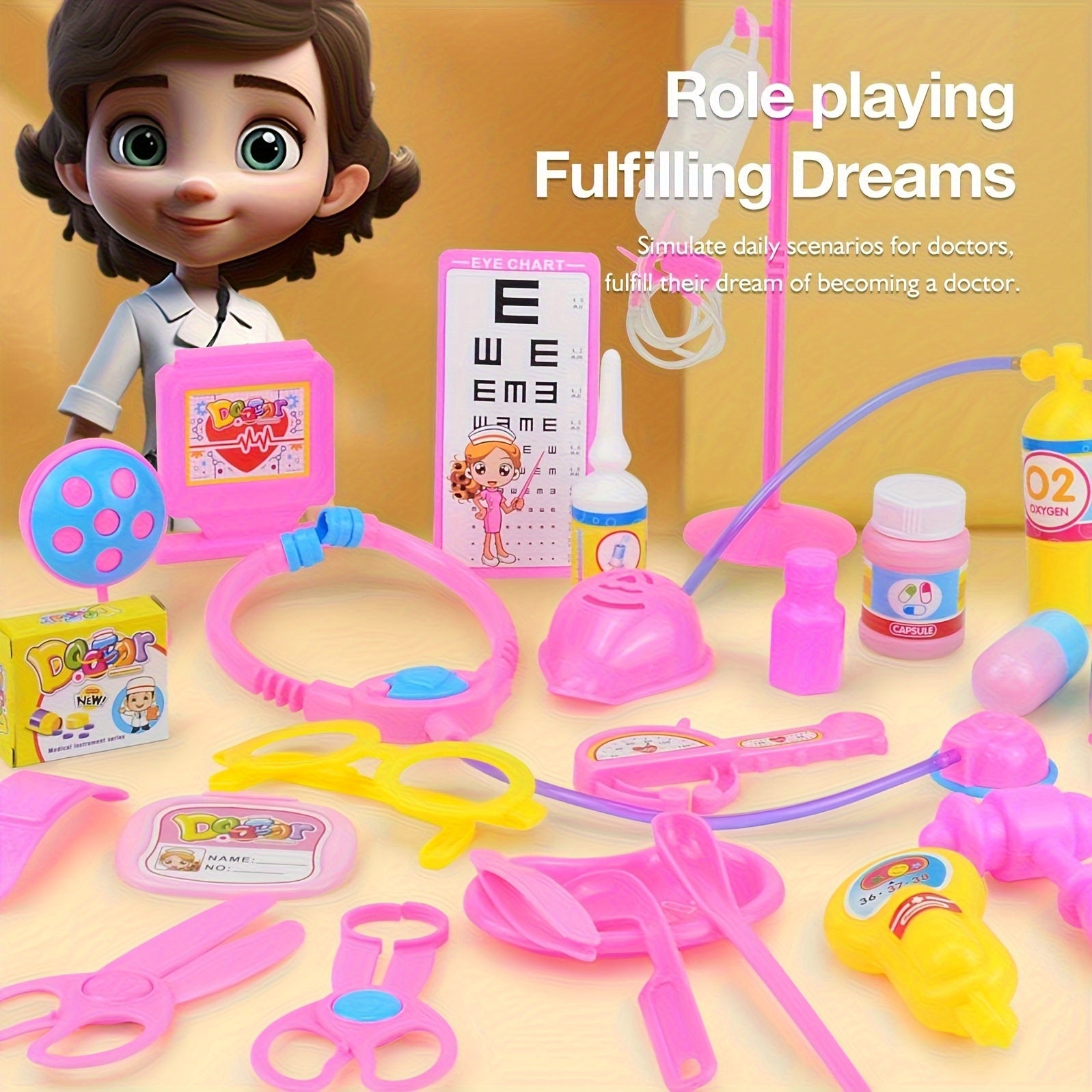 Arrival 25pcs Doctor Toy Set for Kids Role Play Educational Toy Gift