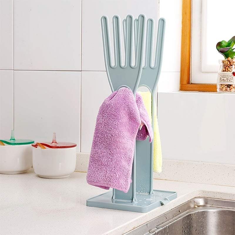 Gloves Drying Rack and Rag Rack Countertop Draining Rack