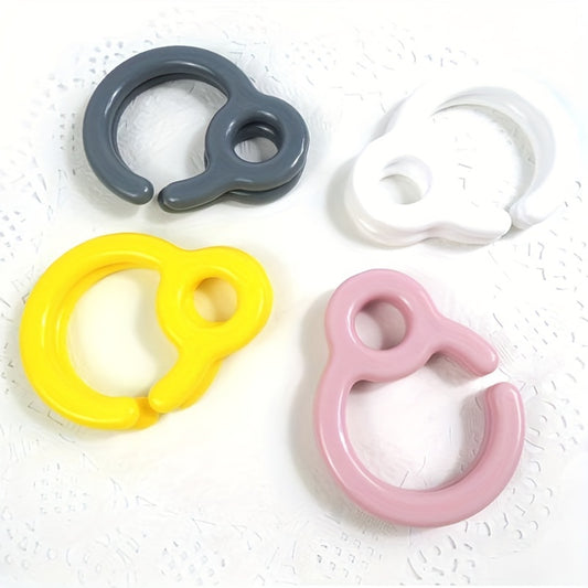 5pcs Plastic Pacifier Hooks for Baby Stroller Toys