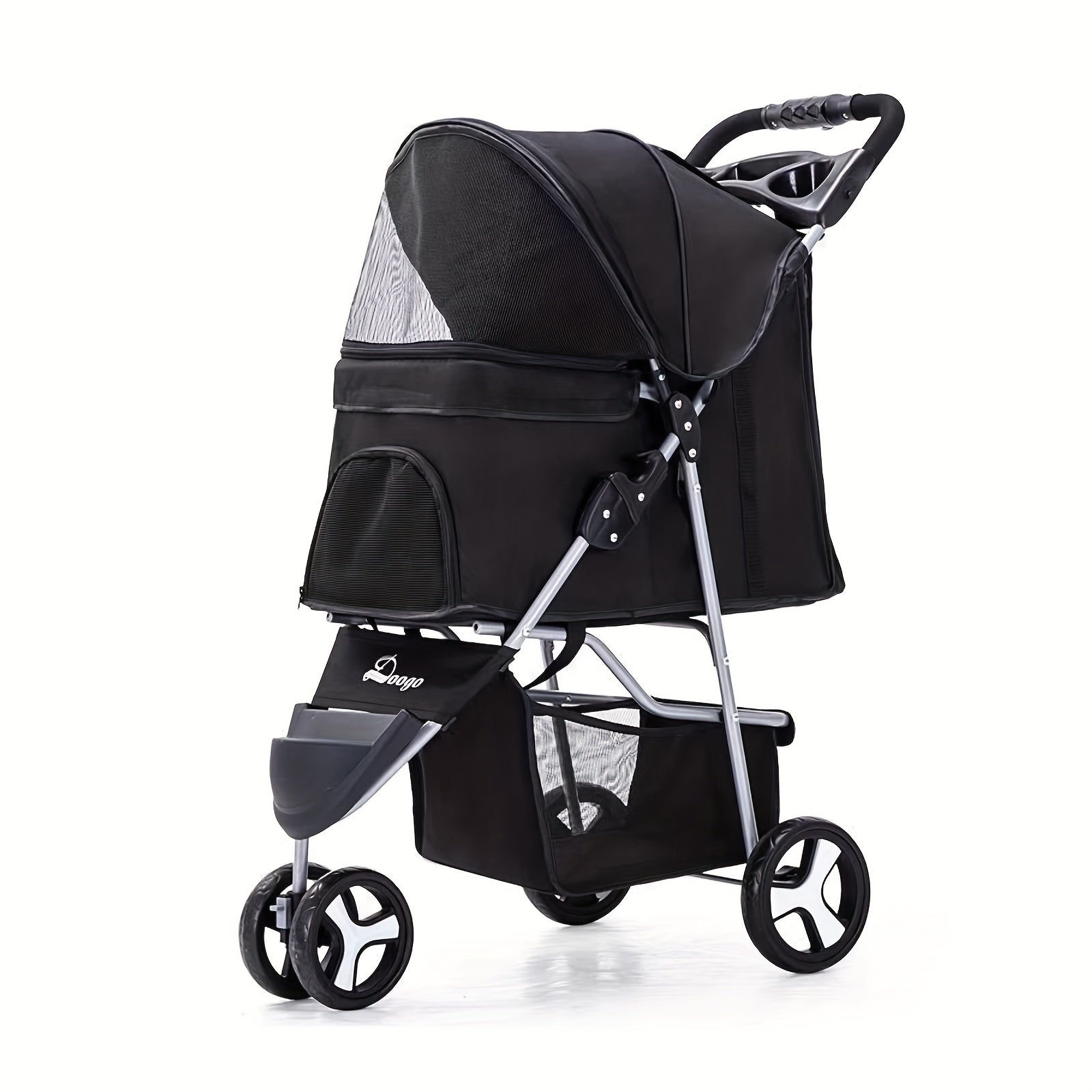 Pet Stroller Dog Cat Cage Jogger Stroller For Small Dogs Cats Travel