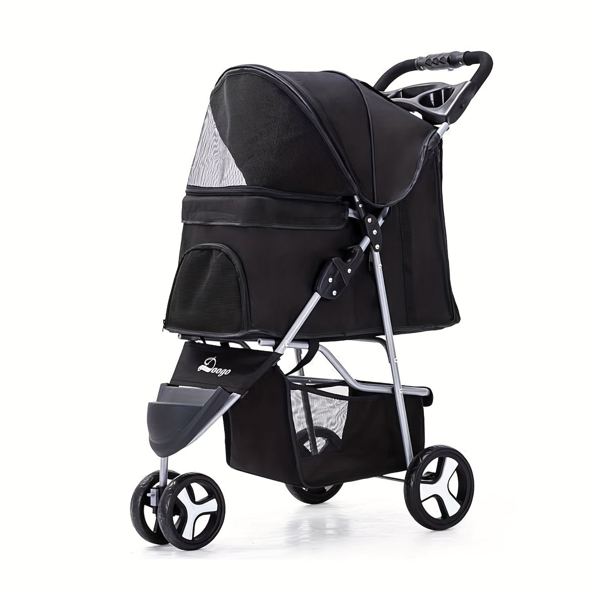Pet Stroller Dog Cat Cage Jogger Stroller For Small Dogs Cats Travel