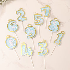 Sequin Crown Digital Number 0-9 Plug In
