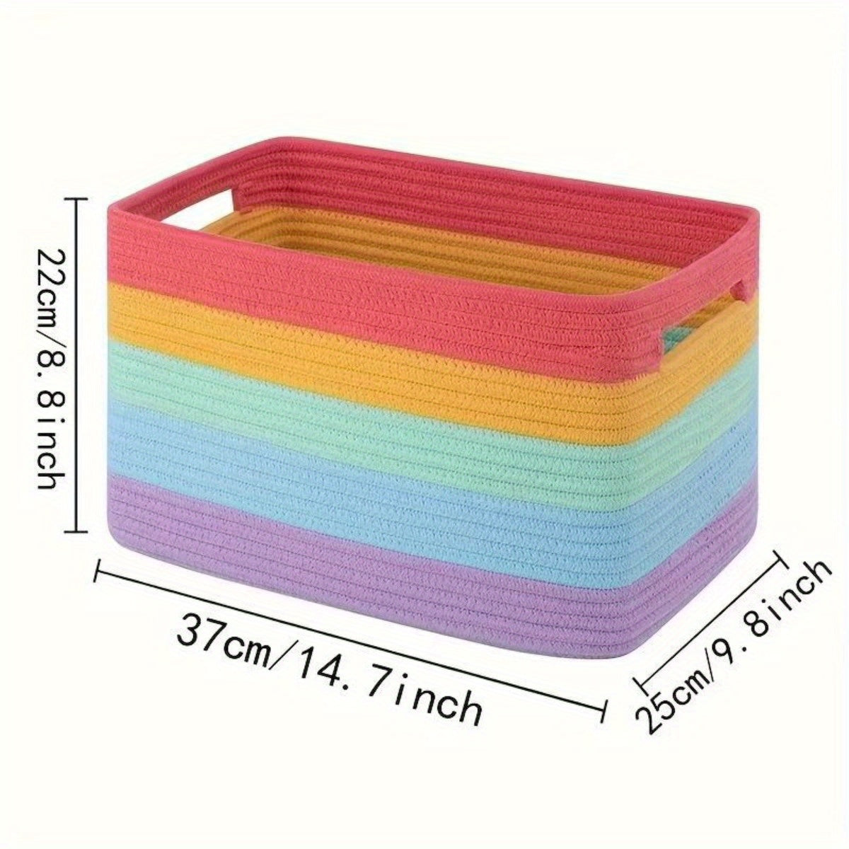 Hand Woven Storage Basket Frame - Ideal for Snacks, Clothes, Books