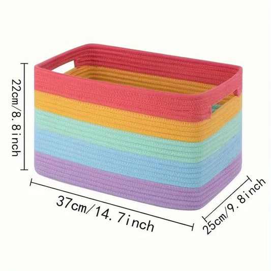 Hand Woven Storage Basket Frame - Ideal for Snacks, Clothes, Books