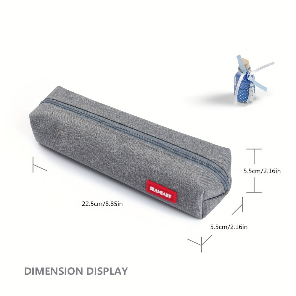 SeamiArt Small Solid Pencil Case - Organize Your Supplies in Style
