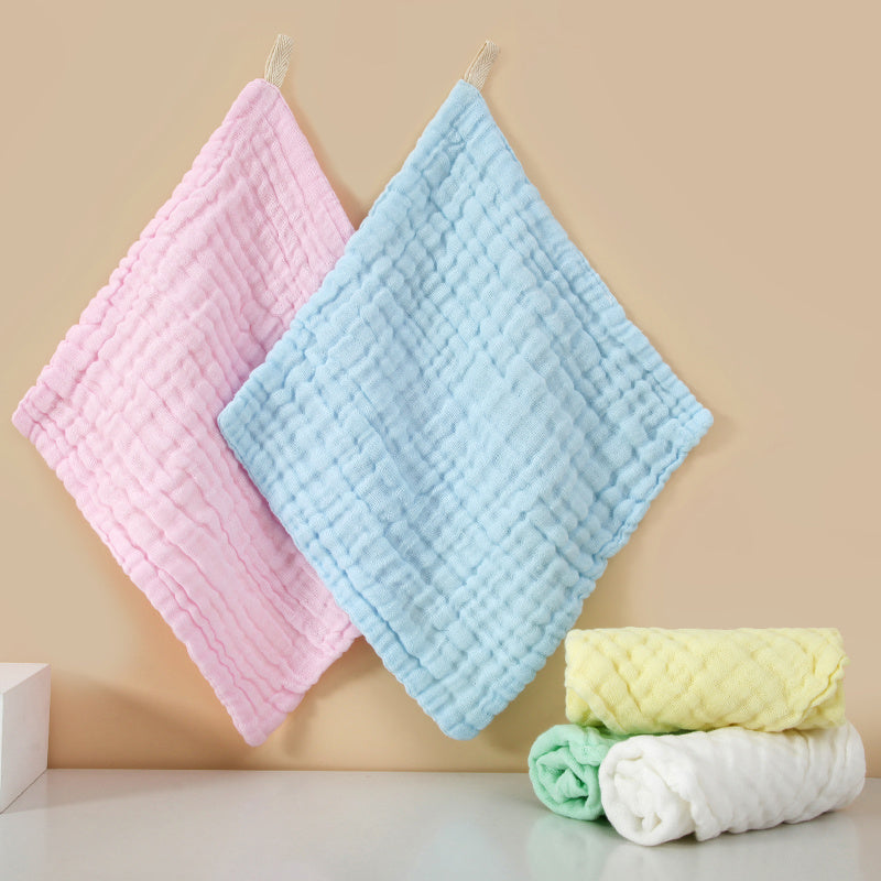 6-Layer Pure Cotton Gauze Bib Square Towel