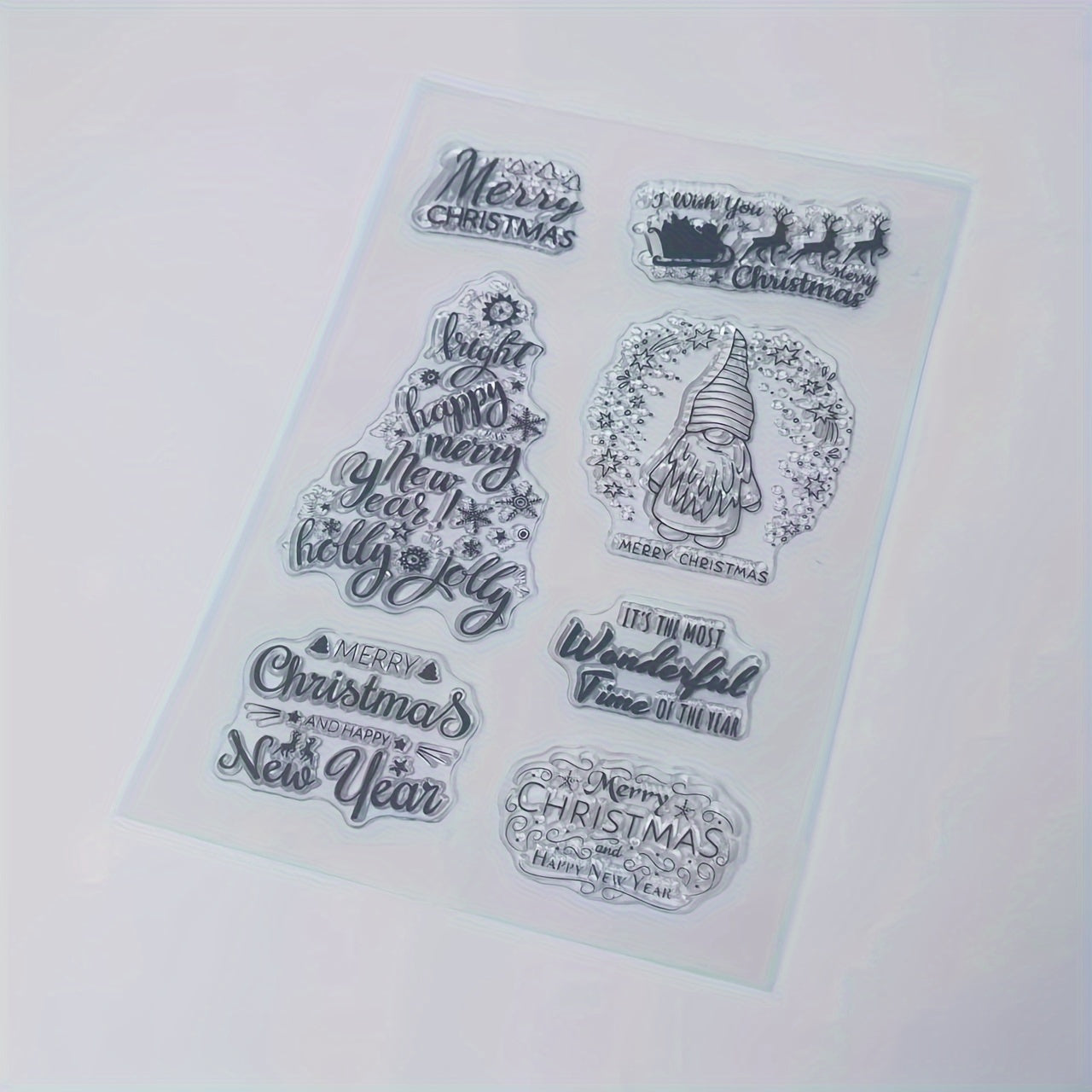 Christmas Series Transparent Stamp for DIY Scrapbooking