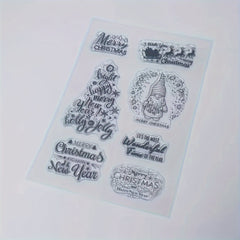 Christmas Series Transparent Stamp for DIY Scrapbooking