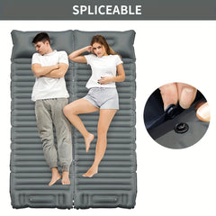Ultralight Sleeping Pad with Pillow and Pump for Camping
