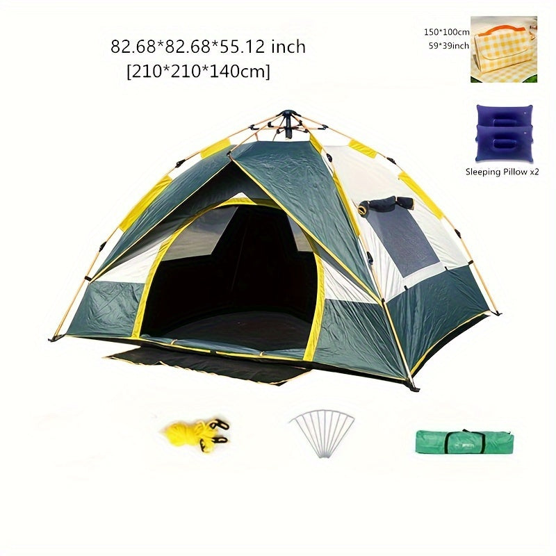 2-Person UV Protection Tent Folding Automatic Outdoor Camping