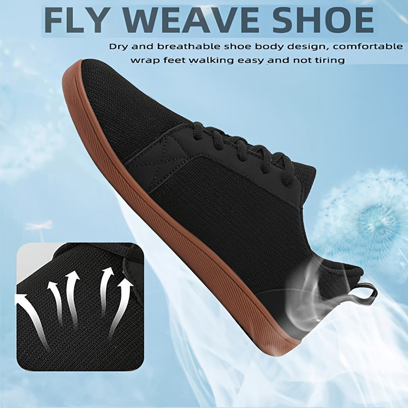 Men's Bowling Shoes Comfy Non Slip Solid Lace Up Sneakers