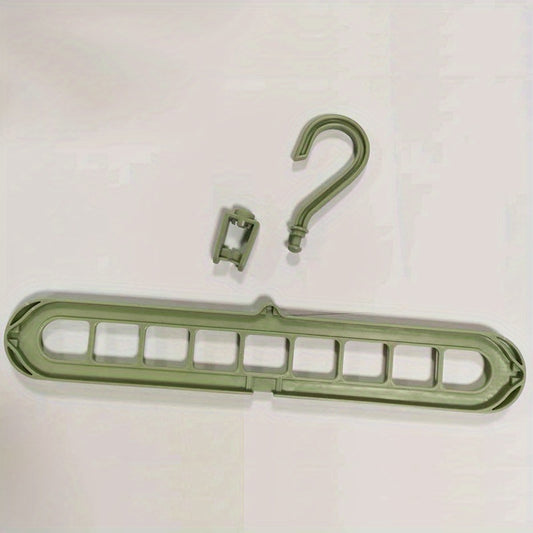 Multifunctional Clothes Hanger Storage Rack 9 Holes Plastic Drying Rack