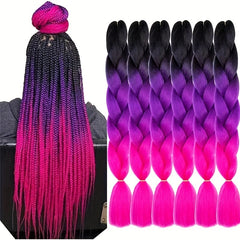 60-96cm Long Jumbo Braiding Hair Ombre Synthetic Braids for Crochet Braids