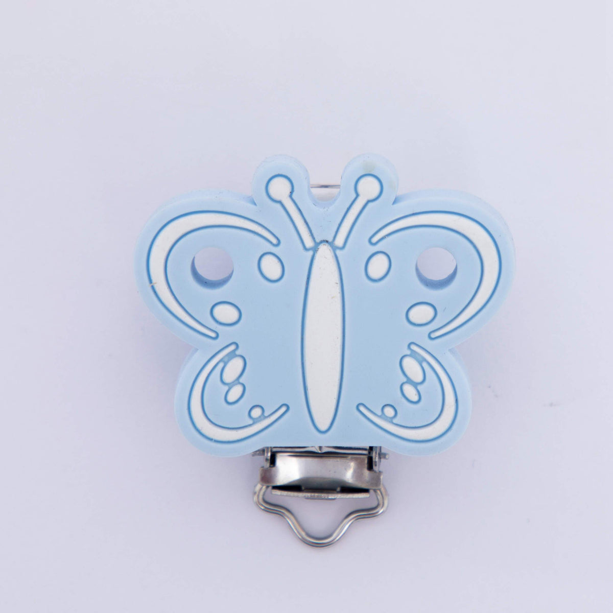 Silicone Butterfly Pacifier Clip