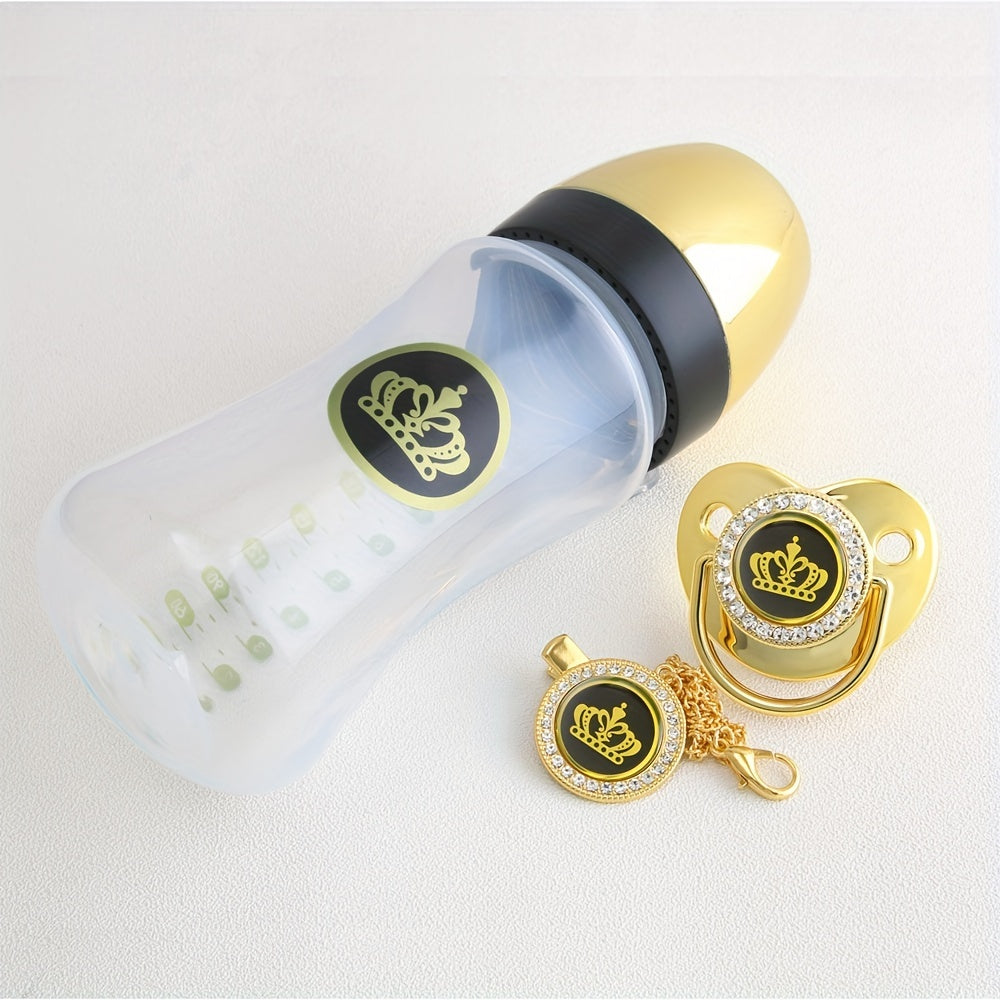 240ml Wide Mouth Baby Bottle & Pacifier Set