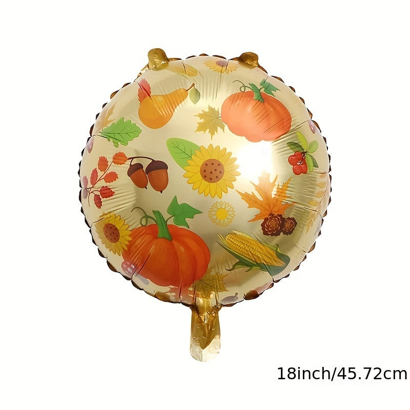 Thanksgiving Aluminum Balloon Set for Party Decoration