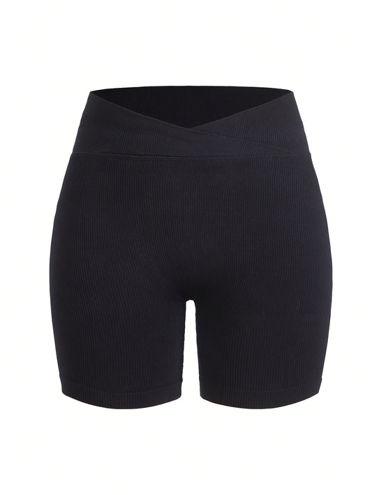 3pcs Seamless Yoga Sports Shorts High Stretch Workout Activewear