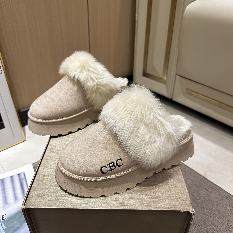 Women's Plush Lined Snow Boots for Fall & Winter