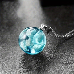 Glass Ball Earrings For Women's Unique Style