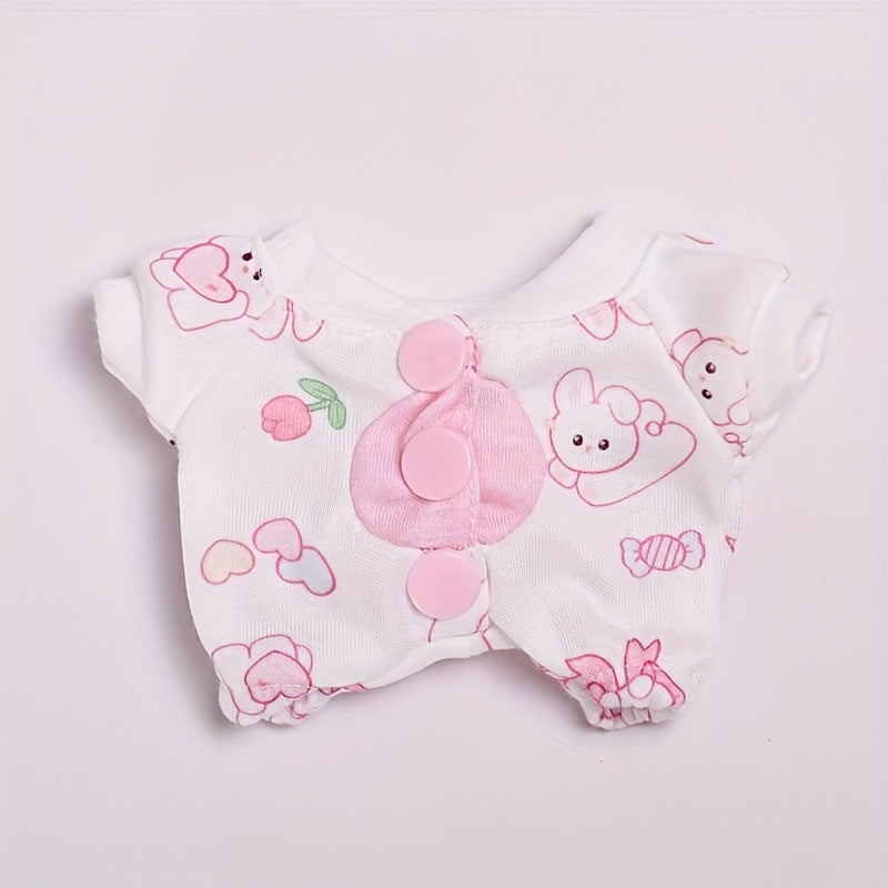 Dino Rabbit Cosplay Doll Clothes Set for 6-7 inch Dolls