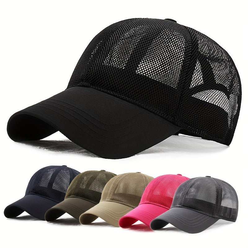 Stay Protected This Summer With Our Breathable Sunshade Mesh Hat