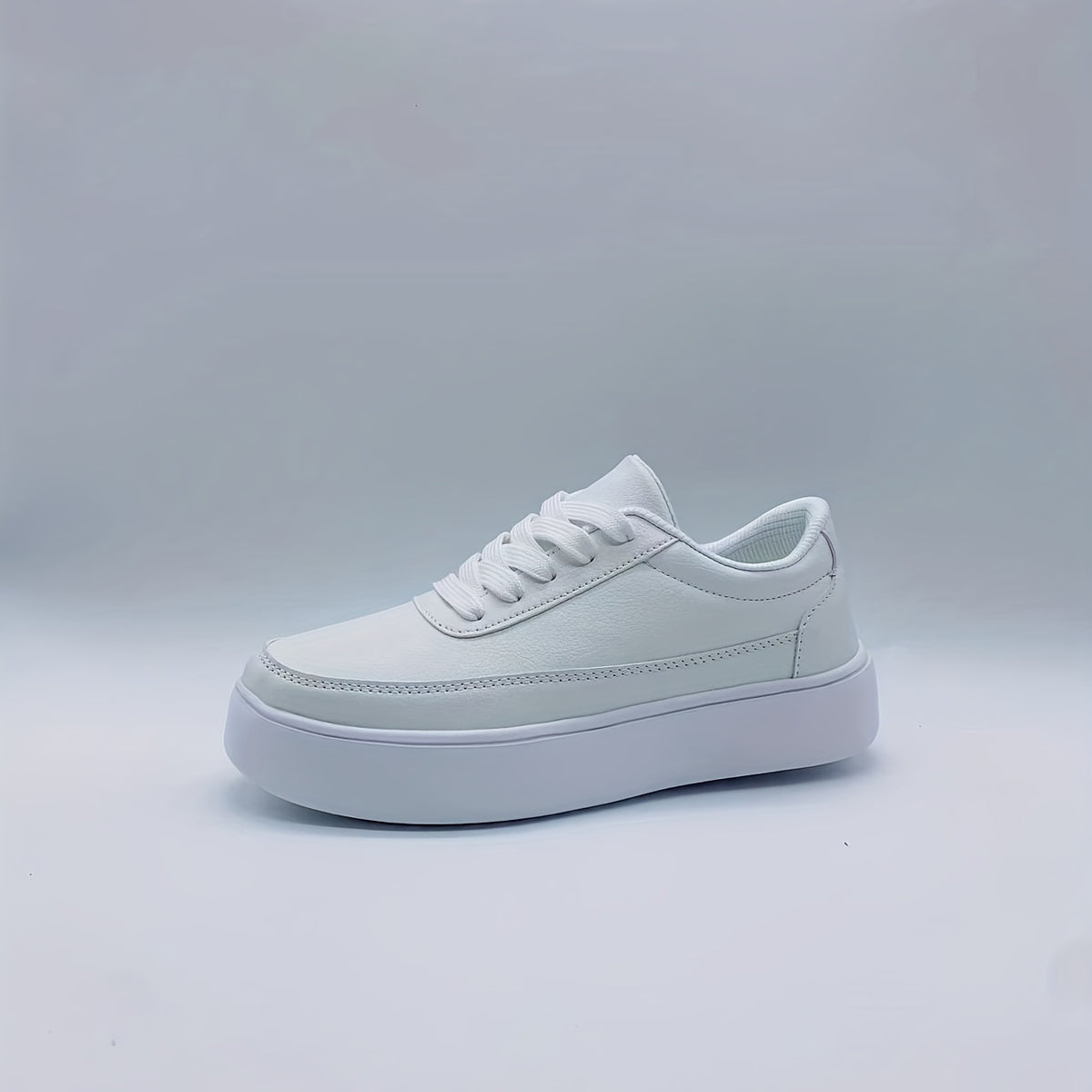 Women's Low Top Platform Sneakers Lace Up Non Slip Shoes