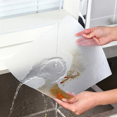 Non Adhesive Waterproof Shelf Liners for Cabinets, Desks