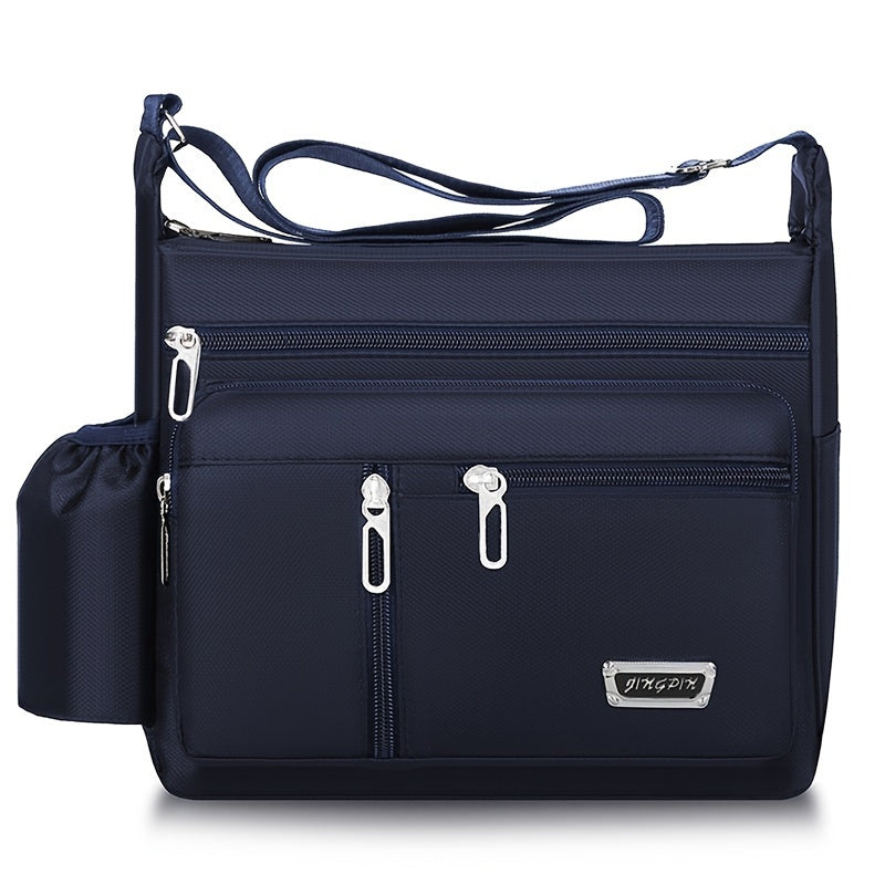 Nylon Casual Briefcase Functional Storage Organizer Messenger Bag