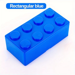 Building Block Shape Storage Box Stackable Desktop Stationery Storage Box