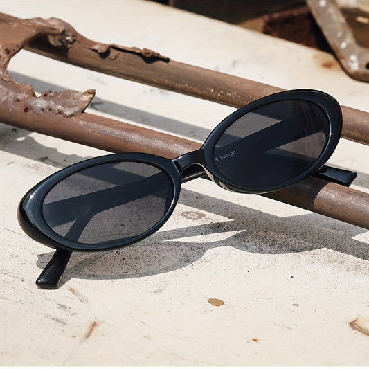 Oval Cat Eye Sunglasses Retro Jelly UV400 Sun Shades