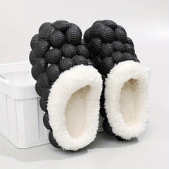 Bubble Plush Slides Slippers Soft Sole Non Slip Shoes