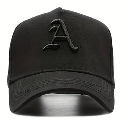 Men's Gothic A Adjustable Baseball Cap Outdoor Casual Hat