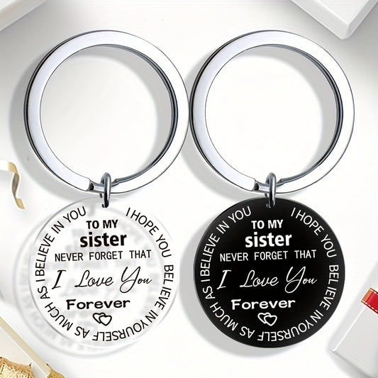 Sister Love Forever Acrylic Key Chain - From Brother