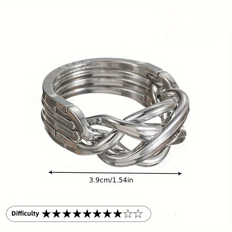 Intelligence Buckle Metal Puzzle Portable Gift Iron Classic Bra