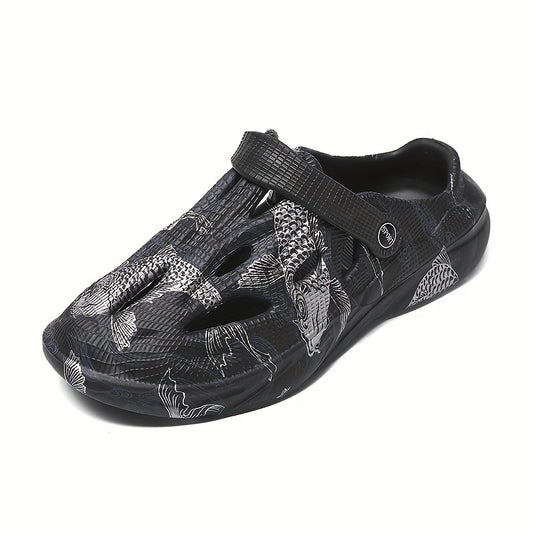 Men's Lightweight Comfy Clogs Hollow Out Non slip Sandals Summer