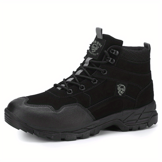 Men's Skull High Top Lace Up Sneakers Assorted Colors Outdoor Walking Shoes