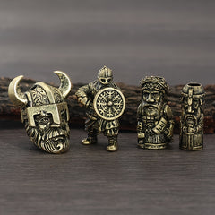 8 Pcs Viking Braids Hair Ring Beads Bracelet DIY Accessories