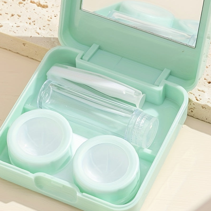 Wave Pattern Lens Case Minimalist Travel Lens Case Kit