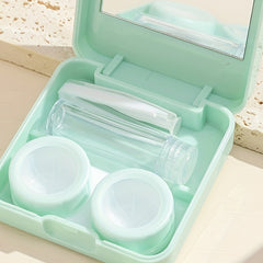 Wave Pattern Lens Case Minimalist Travel Lens Case Kit