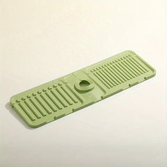 2pcs Silicone Drain Mat Anti-Splash Hand Washing Pool Faucet Non-Slip