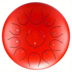 25cm Steel Tongue Drum 11 Tones with Bag, Book, Mallets