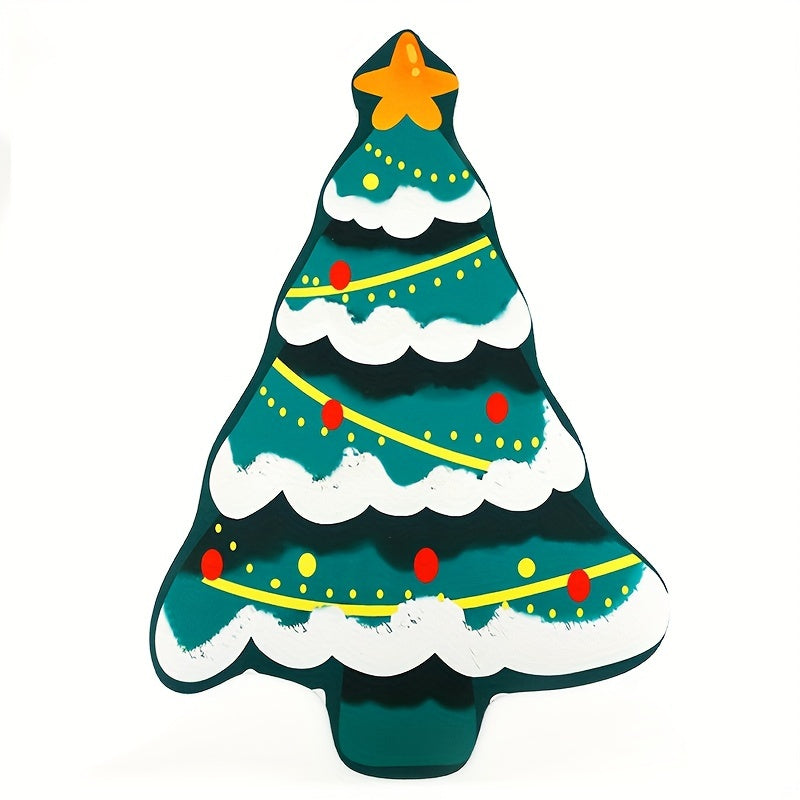 1pc Christmas Drink Coasters Cup Mats Home Decor Kitchen Gadgets