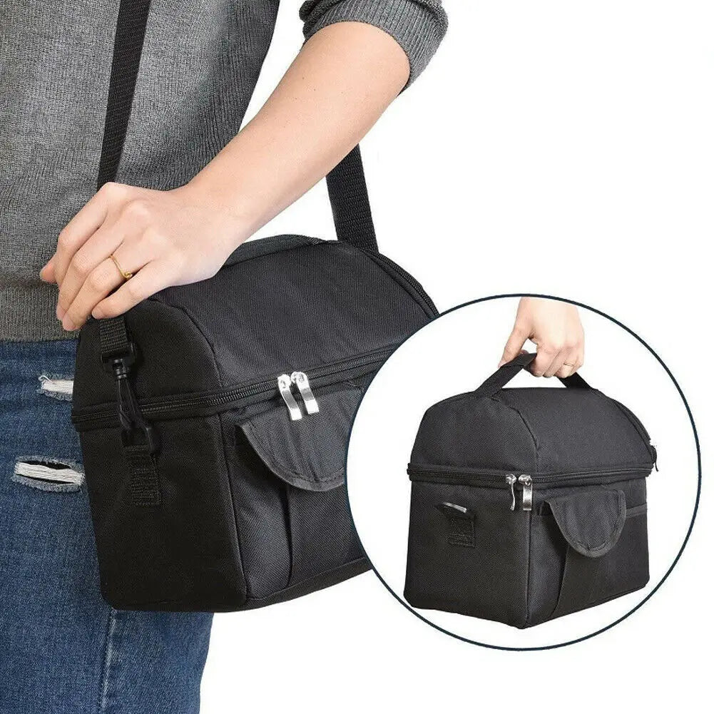 8L Insulated Lunch Bag Coolbag Work Picnic Adult Kids Food Storage