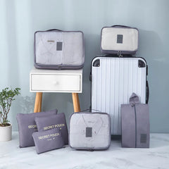 8PC Travel Bags Clothes Shoe Underwear Organizer Luggage Packing Cube