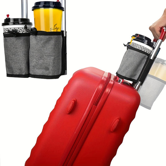 Travel Luggage Armrest Cup Storage Bag Drink Coffee Holder