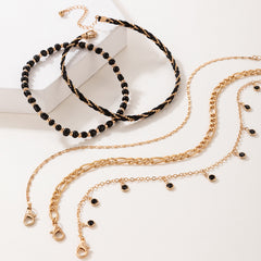 Bohemian Anklet Bracelet Set