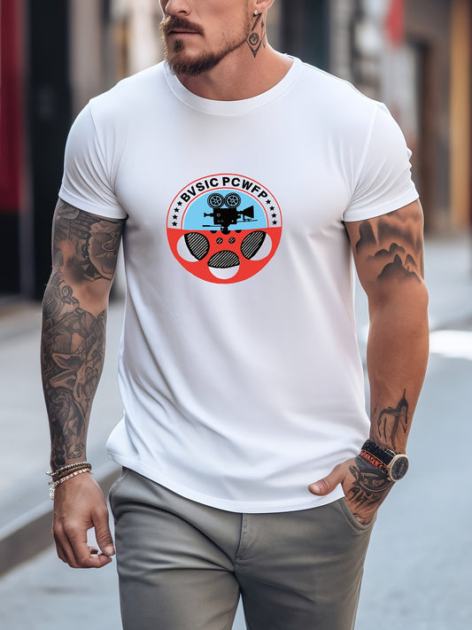 Pattern Men's T shirt For Summer Outdoor Graphic Male Clothing Gift