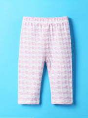 Girls Striped Crop Pants Comfort Fit Capris