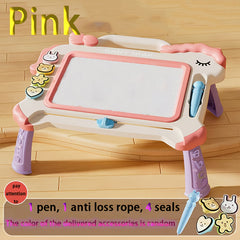 Magnetic Drawing Board with Erasable Surface Seals & Stickers