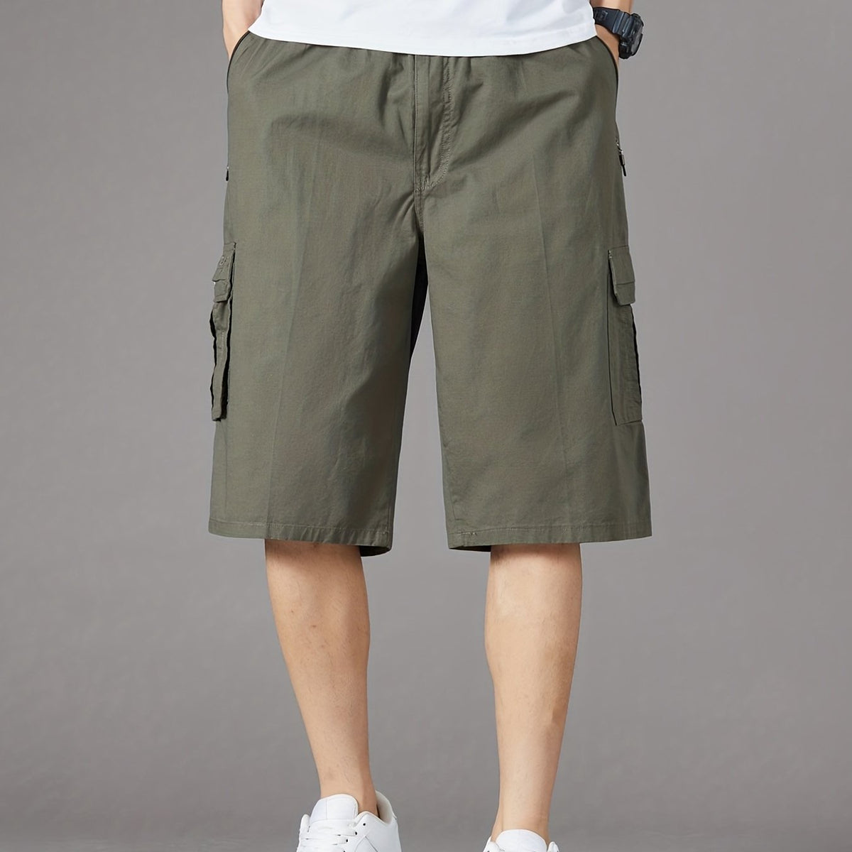 Men's Casual Cargo Jeans With Pocket